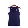 thumbnail image 4 of Hvot&aat Women's Solid Color Crew Neck Tank Tops I-shaped Slim Base Inner Versatile Vest Summer Sleeveless Tops, 4 of 6