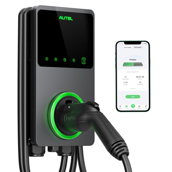 Autel MC50AHI Ev 50a Home Ac Hardwire Maxi Charger Wall Box With In-body