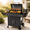 59000BTU&6-Burner, variant on 6-Burner Propane Gas Grill with Side Burner, 59000 BTU Outdoor BBQ Grill with Porcelain-Enameled Grates, Warming Rack, Side Tables, Bottle Opener, Thermometer and Wheels for Patio Backyard Cooking