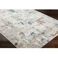 thumbnail image 3 of Mark&Day Area Rugs, 6x9 Davey Modern Off-White Cobalt Area Rug (6'7" x 9'), 3 of 5