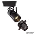 thumbnail image 2 of WAC Lighting HT-007 Aluminum H Track LED Low Voltage Track Head in Black, 2 of 5