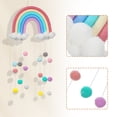 thumbnail image 3 of Colgante Arco Iris Nube Gotas de lluvia Decoración Bebé Dormitorio Decoración Colgante de pared colgante, 3 of 7