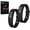 2pcs Black, variant on Vibrating Alarm Wristband Silent Watch for Heavy Sleepers Wake Up Bracelet Multiple Reminders Digital Display Step Tracker Adjustable Timer Adults Teens Travel