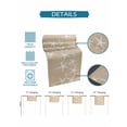 thumbnail image 6 of Marine Starfish on Retro Burlap Table Runner 13x90in Non-Slip Cotton Linen Table Runners, Summer Ocean Theme Dresser Scarves TableRunner for Dinner Kitchen Dining Wedding Party, 6 of 9