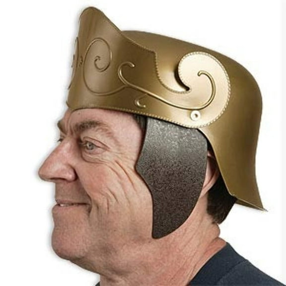 Morris Costumes Roman Helmet Gold with No Crest