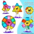 thumbnail image 2 of Juego de bloques de construcción con azulejos magnéticos Jasonwell, 100 piezas, para niños a partir de 3 años, 2 of 7