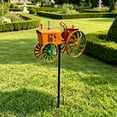 thumbnail image 4 of Garden Windmill Ornament Tractor Shaped With Wheels Suitable For Patio Gardens Unique Outdoor Sculpture For Home Use, 4 of 5