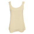 thumbnail image 5 of DHFJKG Summer Camisole Tops For Women Solid Color Lace Trim Sleeveless Tank Clothes Casual Everyday Wear Solid Color Stylish Tops, 5 of 6