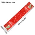 thumbnail image 3 of Advancent Navidad bandera Santa Claus camino de cubierta mantel decoración de Navidad ornamento no tejido comedor sala de estar Kits de decoración para fiestas Tipo 3 Advancent HA009478-03, 3 of 6