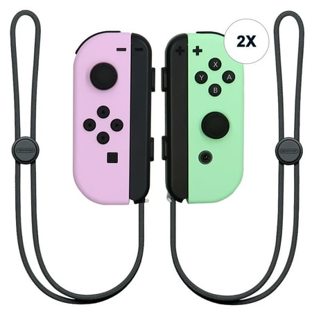 2x Nintendo Switch Joy-Con Controllers (Pastel Purple / Pastel Green)