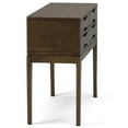thumbnail image 5 of Simpli Home Harper 40 inch Wide Solid Wood Mid-Century Modern Hallway Console Table in Walnut Brown, 5 of 10