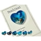 thumbnail image 1 of Corazón de bolsillo de vidrio para playa, adorno de corazón de vidrio oceánico hecho a mano con fusión de mar natural, ficha de bolsillo de corazón de vidrio fusionado, mini ficha linda y duradera con, 1 of 7