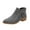 Gray Middle Ankle Boots, variant on Stylish Women's Short Boots Thick Heel Side Zipper Pointed Toe Casual Mid-Calf Footwear for Everyday Comfort and Versatility