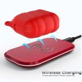 thumbnail image 5 of Airpods Case Cover with Keychain, Njjex Waterproof Silicone Case Protective Shock Resistant Cover Skin for Apple AirPods 1st/2nd Wireless Charging Case -Red, 5 of 11