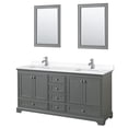 thumbnail image 5 of Wyndham Collection WCS202072DGBWCUNSM24 Deborah 72" Free Standing Double Basin Vanity Set, 5 of 6