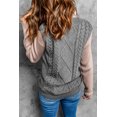 thumbnail image 1 of ABPHQTO Camiseta de tirantes gris sin mangas de punto de ochos para mujer, 1 of 5