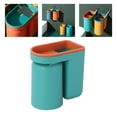 thumbnail image 1 of Soporte de Cepillo de Montado en La Pared con Taza de Gárgaras, Caja de Almacenamiento de Cepillo de de Drenaje de Agua le Macarena Porta cepillo de dientes, 1 of 8