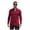 Dark Red, variant on COOFANDY Men's Sweater Quarter Zip Pullover Casual Knit Cotton Long Sleeve Mock Neck Sweaters for Casual Outings Daily Work Business