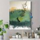 thumbnail image 4 of Qisvanset Framed Canvas Wall Art 12x16 Inch Lime Cream Love Like Jesus Trendy Bible Decor, 4 of 5