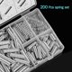thumbnail image 2 of OUNONA 200PCS Spring assortment Spiral Spring Galvanized Spring Set Spring Rate Extension Spring, 2 of 3