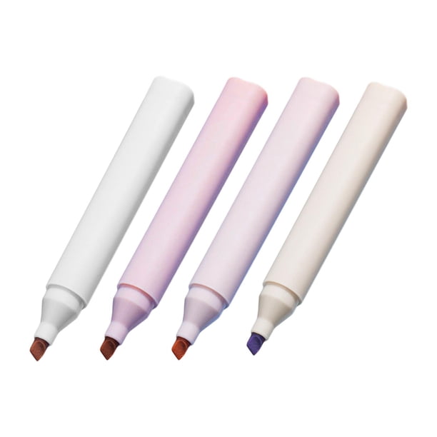 4 Resaltadores Zulema Gran Depósito de Tinta 4 Colores
