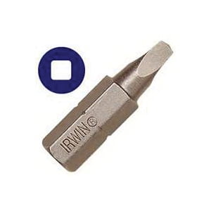 

IRWIN 3512072C Insert Bit #3 Drive Square Recess Drive 1/4 in Shank Hex Shank S2 Steel