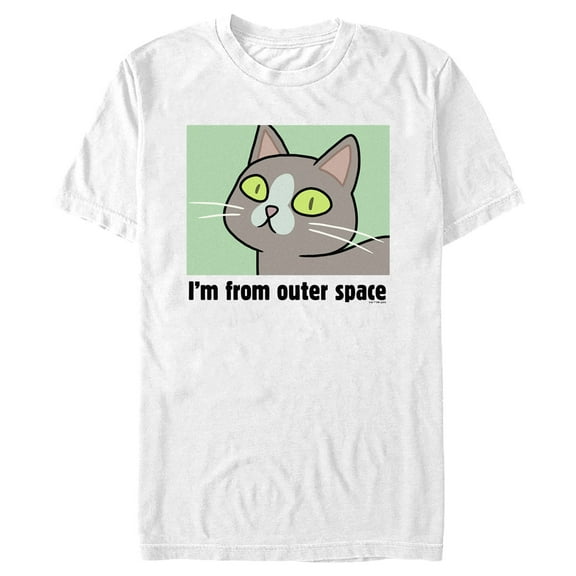 Men's Rick And Morty I'm from Outer Space Graphic Tee White X Large