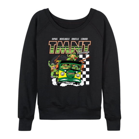 Teenage Mutant Ninja Turtles - Racing - Women's French Terry Long Sleeve Pullover