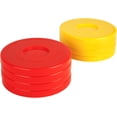 thumbnail image 2 of Champion Sports Shuffleboard Game Set, 2 Cues, 8 Pucks, Chalk - Outdoor Games for Adults and Family Red, 2 of 6