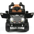 thumbnail image 1 of Gymax Electric Kids Ride On 12V Truck Car RC Remote Control Black, 1 of 10