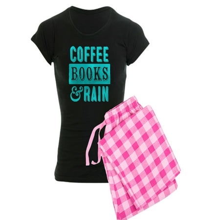 

CafePress - Coffee Books And Rain Pajamas - Women s Dark Pajamas