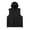 Black, variant on Fewfanhot Men's Solid Color Hooded Sleeveless Vest with Pockets, Loose Fit Utility Top for Casual and Outdoor Wear