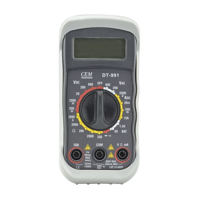 Multimetro Digital LCD 2000 600V/10A CEM DT991