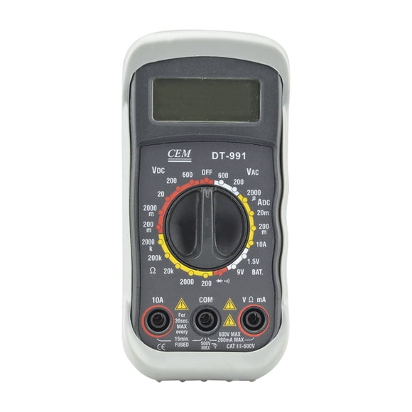 Multimetro Digital LCD 2000 600V/10A CEM DT991