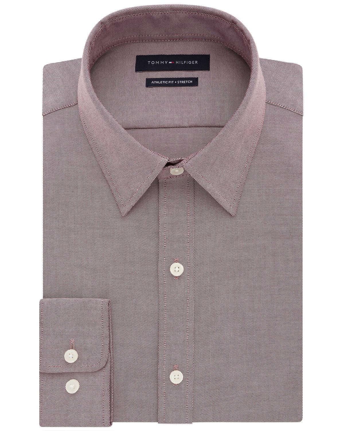 tommy hilfiger athletic fit dress shirt