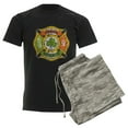 thumbnail image 6 of CafePress - Irish Brigade Men's Dark Pajamas - Men's Dark Loose Fit Cotton Pajama Set, 6 of 7