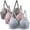 C_ Multicolor, variant on Lace Bralettes for Women with Support D Cup Push Up Bras Sexy Deep V Neck Comfortable Breathable Wireless Everyday Bra Beige M