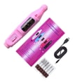 thumbnail image 1 of Vogacara Herramientas Nall, durabilidad inigualable para entusiastas de las uñas, máquina portátil para mejorar las uñas, taladro, pluma de Juegos de manicura  versión mejorada USB rosa, 1 of 6