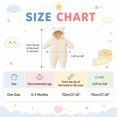 thumbnail image 4 of Shadoumai Baby Starfish OnesieCozy Star Babies Swaddle BagInfant Soft Fleece One Piece OutfitsFall Winter Warm Outfits, 4 of 7