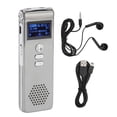 thumbnail image 1 of Voice Recorder MP3 WAV 192kbps Noise Reduction Dual Microphone Password Function Digital Recorder with Earphone 32G, 1 of 5
