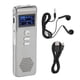 thumbnail image 1 of Voice Recorder MP3 WAV 192kbps Noise Reduction Dual Microphone Password Function Digital Recorder with Earphone 4G, 1 of 5