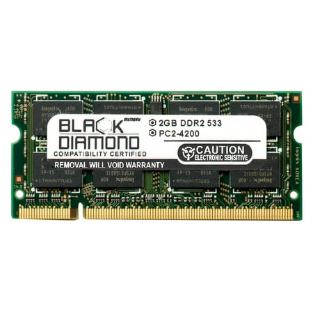 Compaq Presario Memory Upgrades 2GB RAM Memory for Compaq Presario F Series F756NR Black Diamond Memory Module DDR2 SO-DIMM 200pin PC2-4200 533MHz Upgrade ()