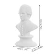 thumbnail image 2 of WHAMVOX  5 Pcs Bust Sculptures Statuette Plaster Ornaments, 2 of 8