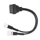 thumbnail image 3 of Adaptador De Diagnóstico, Fácil Operación Rendimiento Estable Antienvejecimiento Resistente Al Desgaste OBD2 A 3 Pines Cable De Diagnóstico De 4 Pines Para Motocicleta ANGGREK Diagnostic Plug Cable, 3 of 8