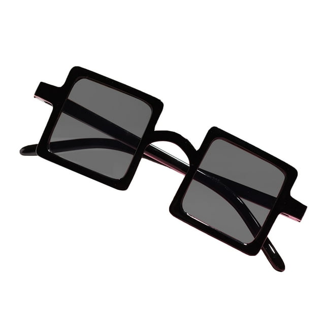 Diconna Lunettes de Soleil Carrées pour Enfants Protection UV400 Lunettes de Soleil de Plage Transparentes