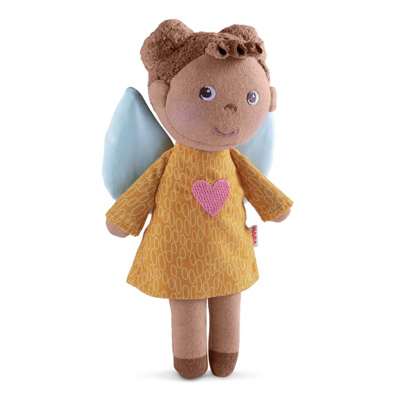 HABA Guardian Angel Mini Doll Nora - Soft Plush Baby Doll Toy for Babies 0 