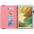 thumbnail image 2 of Dteck Case for Samsung Galaxy Tab A7 Lite 8.7-inch SM-T220 T225 (2021),Shockproof Card Holder Wallet Case Embossed PU Leather Kickstand Hybrid Rubber Folio Protective Cover,Pink, 2 of 5