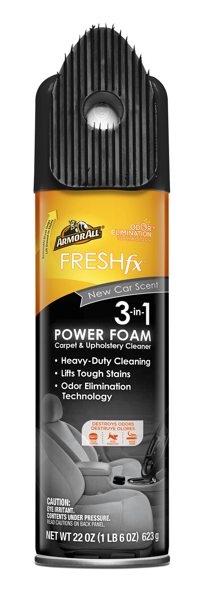 Armor All Fresh fx Power Foam Carpet and Upholstery Cleaner New Car