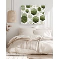 thumbnail image 3 of Sage Green Marble Wall Art for Living Room,Canvas Picture Wall Decor for Bathroom Bedroom,Gold White Geometric Hexagon Modern Painting Artwork for Office Kitchen Hallway Dining Room Decor 16"x20", 3 of 8