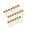 thumbnail image 1 of 20 Pieces Empty Glass Dropper Refillable Travel Bottles Containers for Perfume Oils Liquids Gold 3ml, 1 of 8